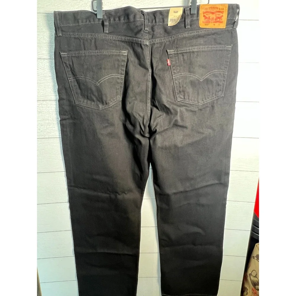 Levi's NEW 46x32 505 Regular Big & Tall Black Jeans NWT